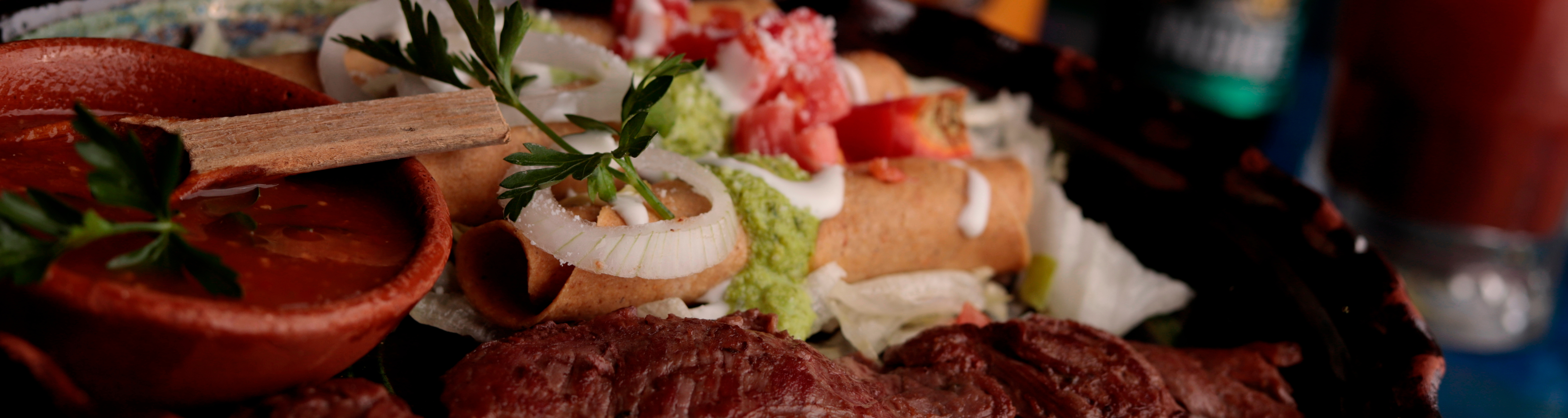 Arrachera con Flautas